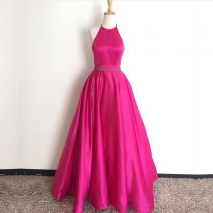 Pink Ball Gowns,pink Prom Dress,elegant