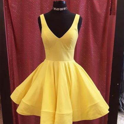 yellow dress semi formal