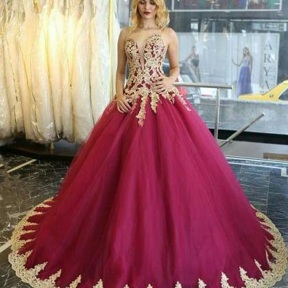 Burgundy Quinceanera Dresses,vintage Style,elegant..