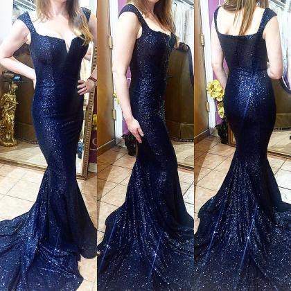 Sequins Prom Dresses,long Prom Gowns,mermaid Prom..
