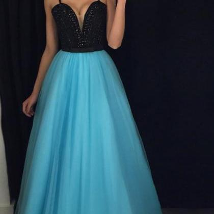 Black Sweetheart Long Organza Ball Gowns Prom..