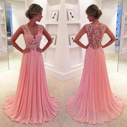 Modest Prom Dresses,elegant Evening Dress Lace..