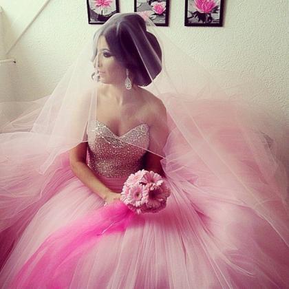 Pink Quinceanera Dresses,ball Gowns Quinceanera..