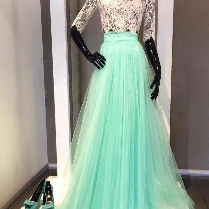 Two Piece Prom Dresses,prom Dresses With..