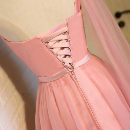 Pink Party Dress,short Cocktail Dresses,one..