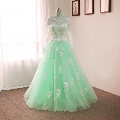 Mint Green Wedding Dresses,ball Gowns Wedding..