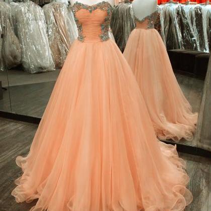 Strapless Prom Dress,organza Dresses,pink Prom..