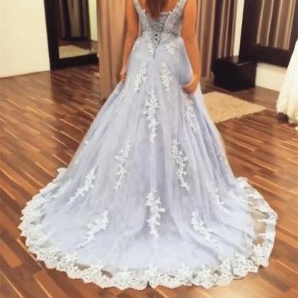 Elegant Lace Prom Dress,ball Gowns Prom Dress,lace..