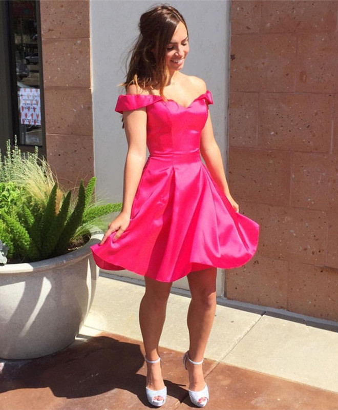 Short Homecoming Dress,pink Homecoming Dress,short Prom Dresses 2017,semi Formal Dress