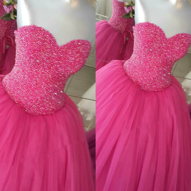 Pink Ball Gowns Prom Dress,sweetheart Dress,pink Quinceanera Dresses,sweet 16 Dresses