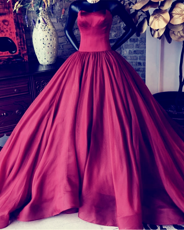 Burgundy Ball Gowns,sleeveless Prom Dress,prom Dresses 2019,ball Gowns Quinceanera Dresses