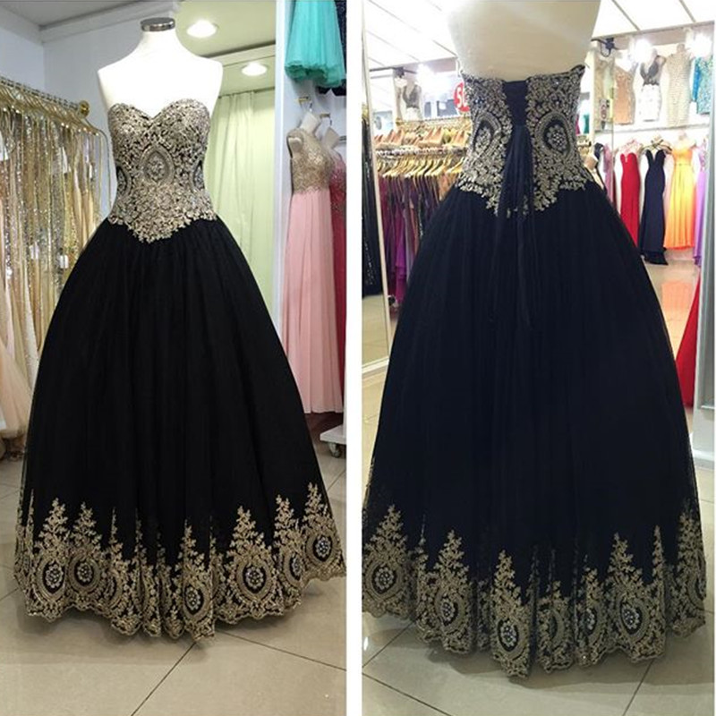 black prom dresses,black evening dresses,lace appliques dress,long formal dress,evening gowns,prom gowns 2016
