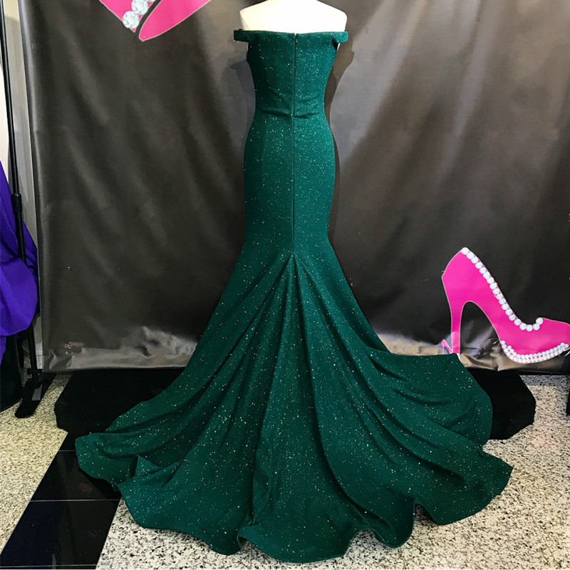 Emerald Green Evening Dresses,mermaid Prom Dress,sequins Evening Gowns ...