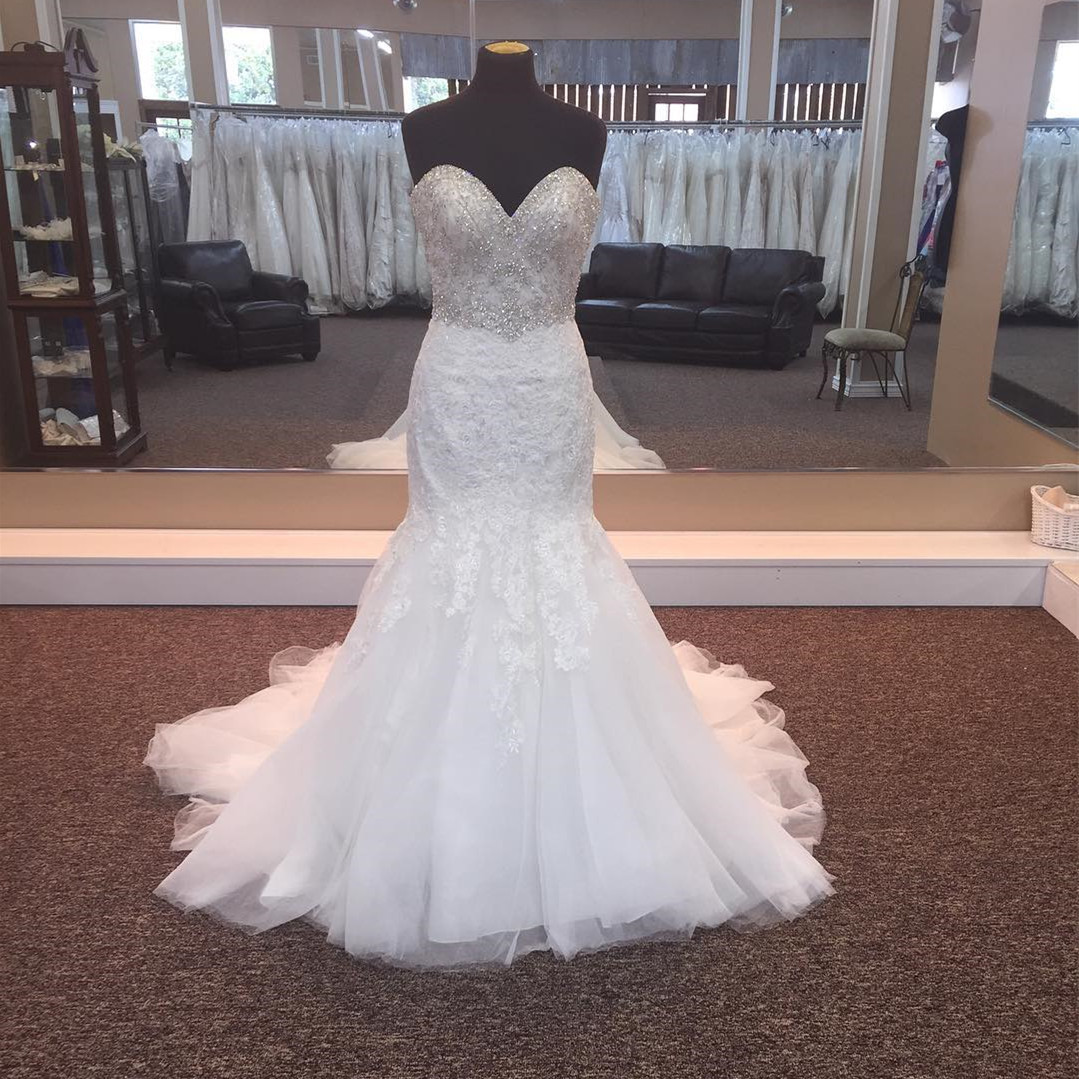 Sweetheart Wedding Dress,mermaid Wedding Gowns,wedding Dress Lace Appliques,bridal Dress 2016