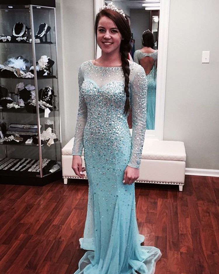 elsa prom dress