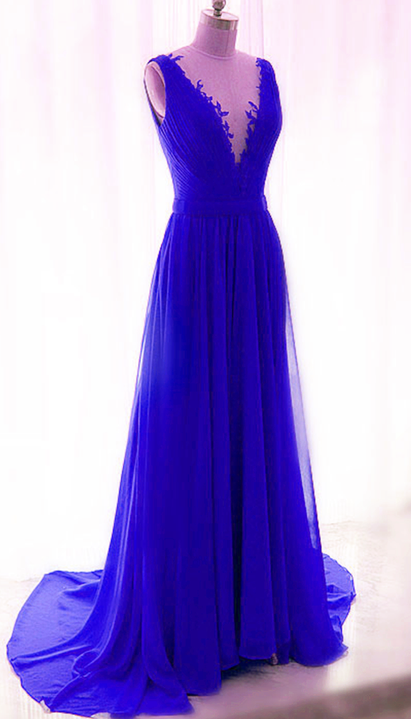Red Prom Dresses,v Neck Evening Gowns,royal Blue Evening Dress,sexy Prom Gowns,prom Dresses 2017