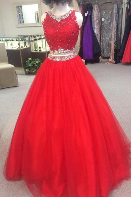 red quinceanera dress,ball gowns quinceanera dress,sweet 16 dress,sweet 15 dress,two piece ball gowns