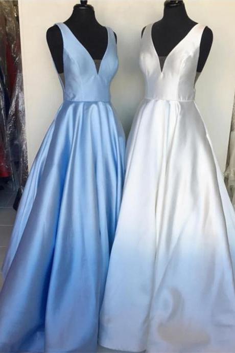 Long Evening Gowns,Prom Long Dress,Sexy Evening Gowns,Formal Prom Dress,Satin Evening Gowns