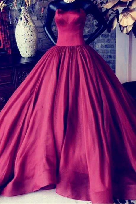 burgundy ball gowns,sleeveless prom dress,prom dresses 2019,ball gowns quinceanera dresses