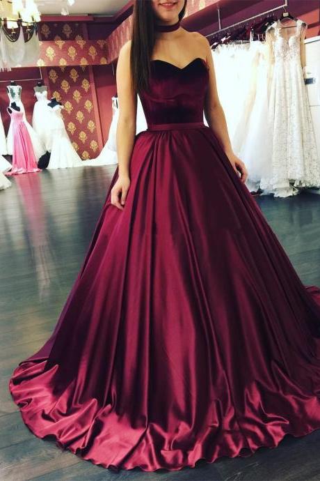 burgundy wedding dress bride