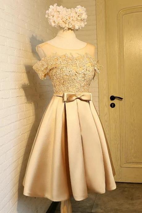 Short Bridesmaid Dresses,lace Appliques Party Dress,off Shoulder Prom Dress Short,elegant Homecoming Dress