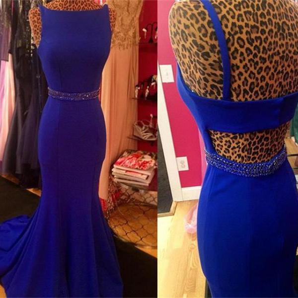 Jersey Prom Dress,mermaid Prom Dresses,royal Blue Prom Evening Gowns ...