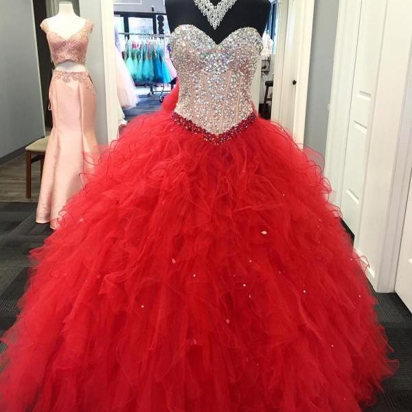 Stunning Quinceanera Dress For Women – Sweetheart Neckline, Beaded Organza Ball Gown For Prom, Wedding & Special Events - View #9