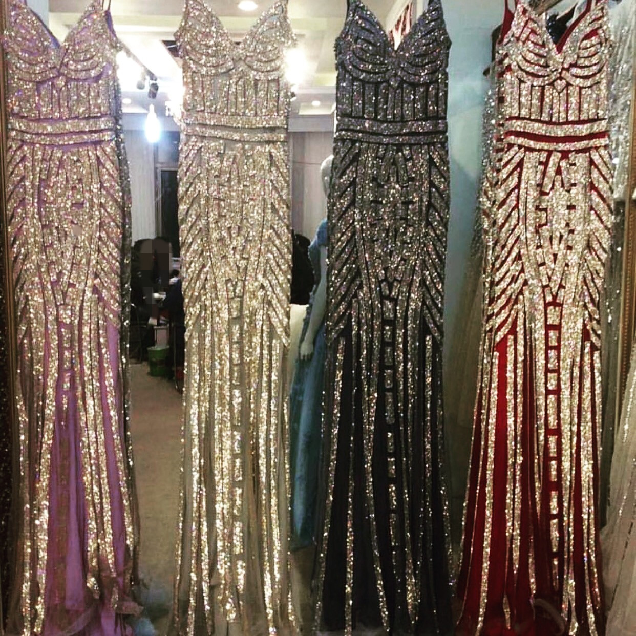 **Captivating Glitter Tulle Mermaid Prom Dress for Enchanting Evenings**